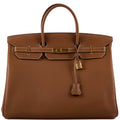 Hermès Birkin 40 Gold Togo Gold Hardware - 2011, O Square