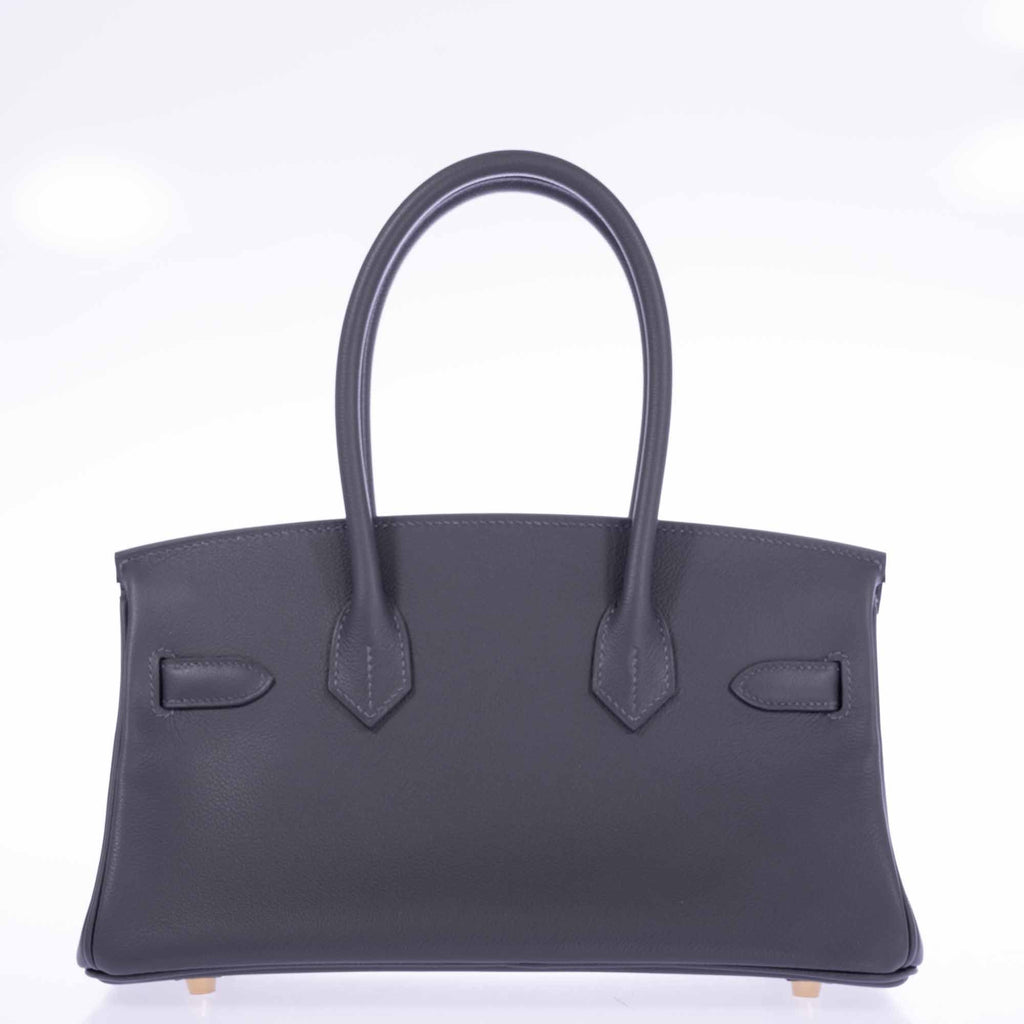 Hermès Birkin Shoulder Light 29 Ardoise Evercolor Gold Hardware