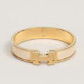 HERMÈS CLIC H BRACELET PM CREAM