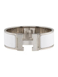 HERMÈS CLIC CLAC H ENAMEL WIDE CUFF BRACELET GM