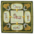 HERMÈS LES CARRÉS DE TOUJOURS “GRAND APPARAT” SILK SCARF