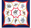 HERMÈS  ECOLE FRANCAISE D'EQUITATION SILK SCARF
