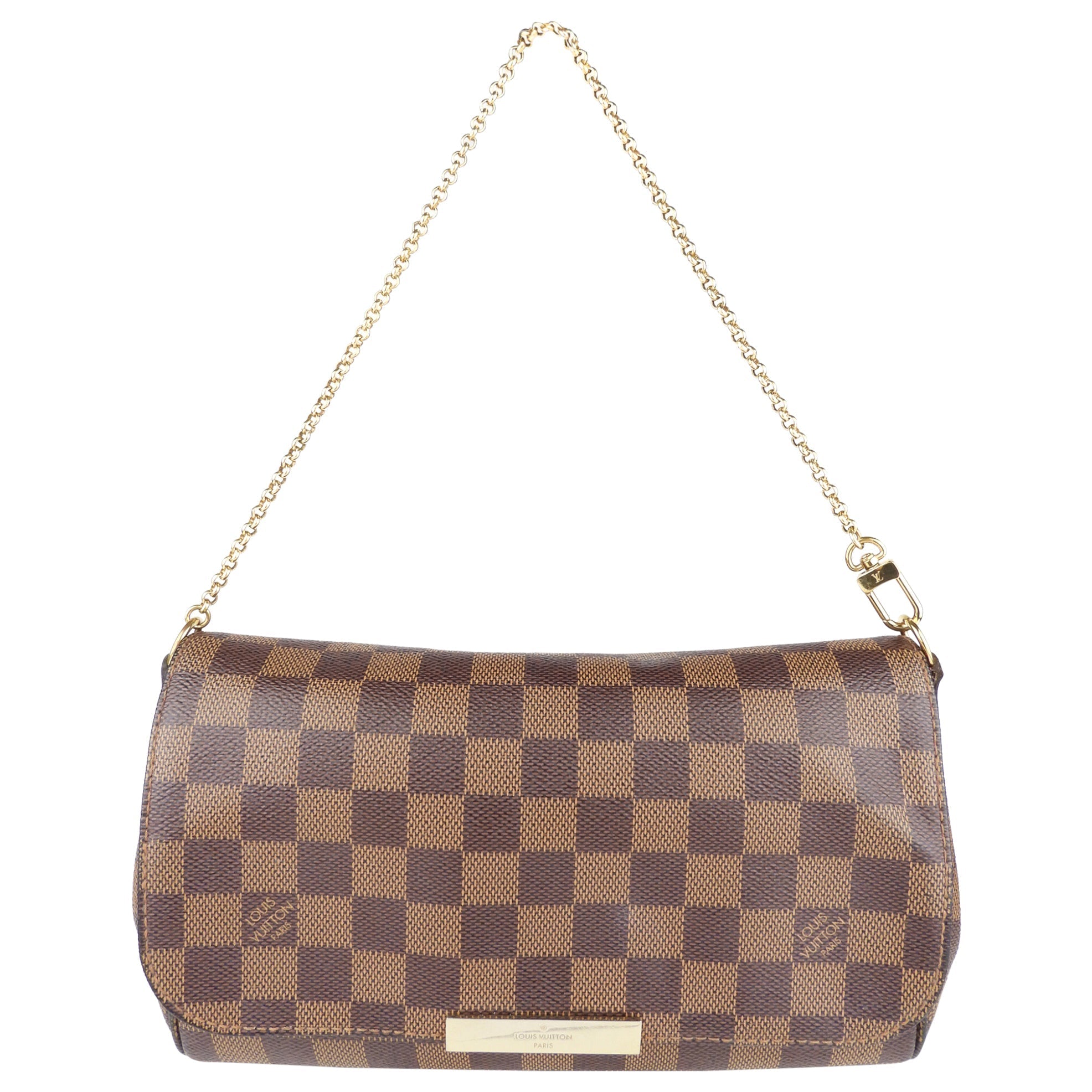 Louis Vuitton Favorite MM Damier Ebene Coated Canvas