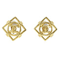 Chanel Gold Plated Earrings