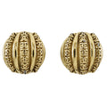 Chanel Coco Mark Gold Plated Earrings