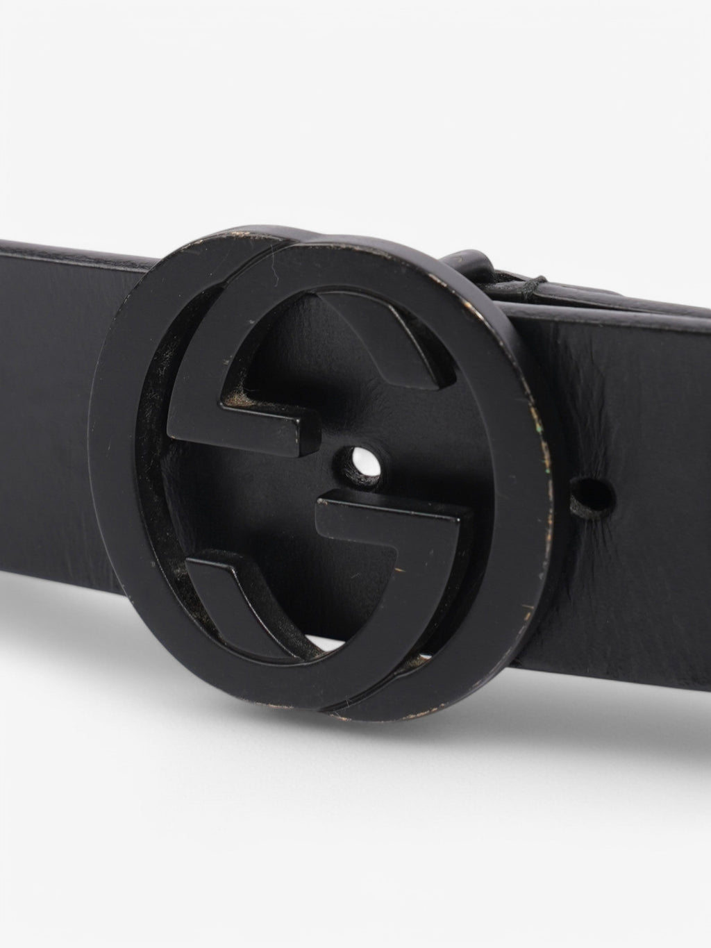 Gucci GG Belt Black Leather