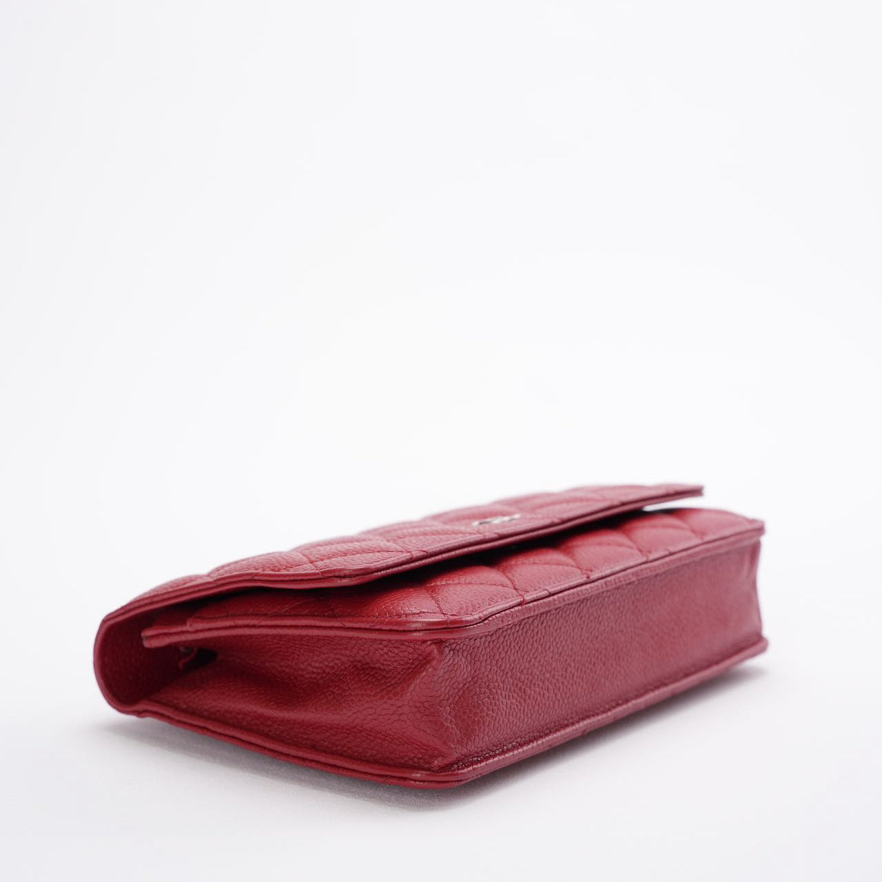 Chanel Wallet on Chain( woc) Bag Red Caviar Leather