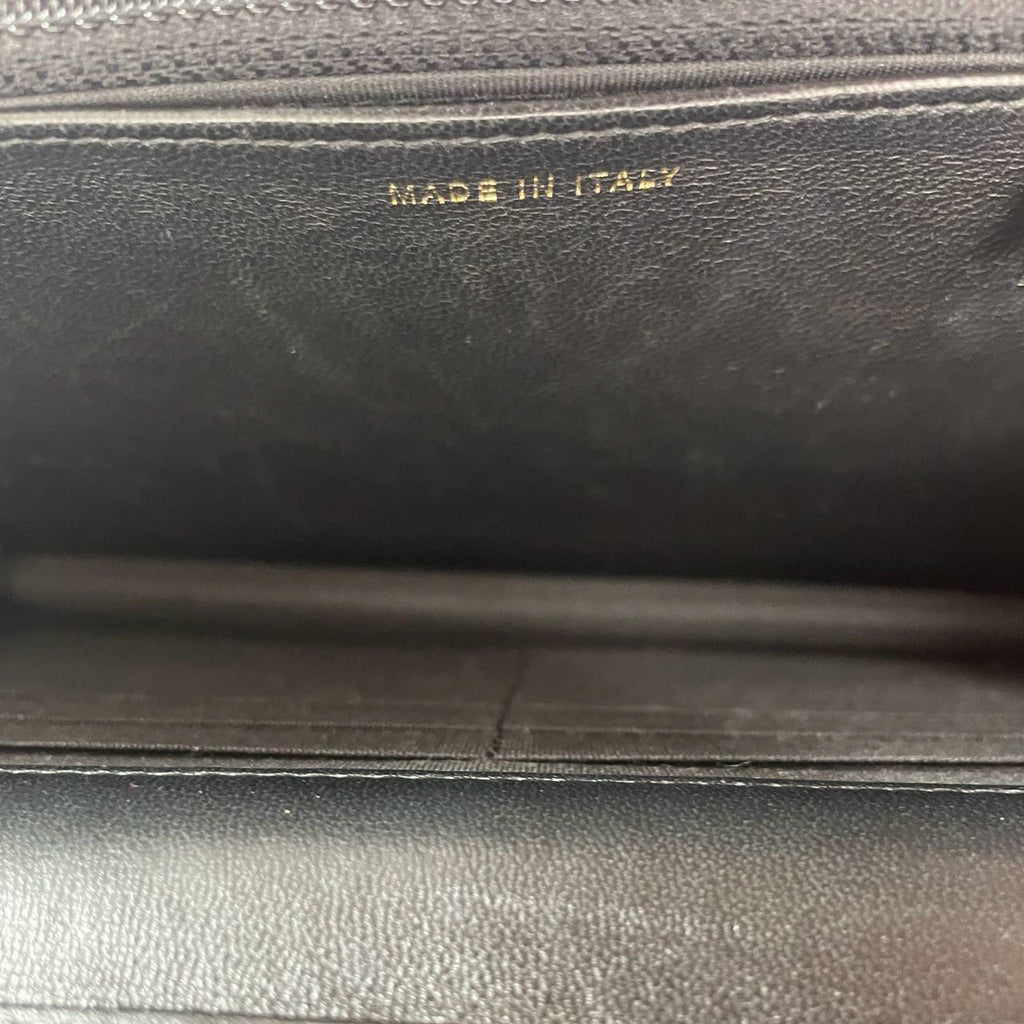 Chanel Wallet on Chain Black with Camélia Charms 2019