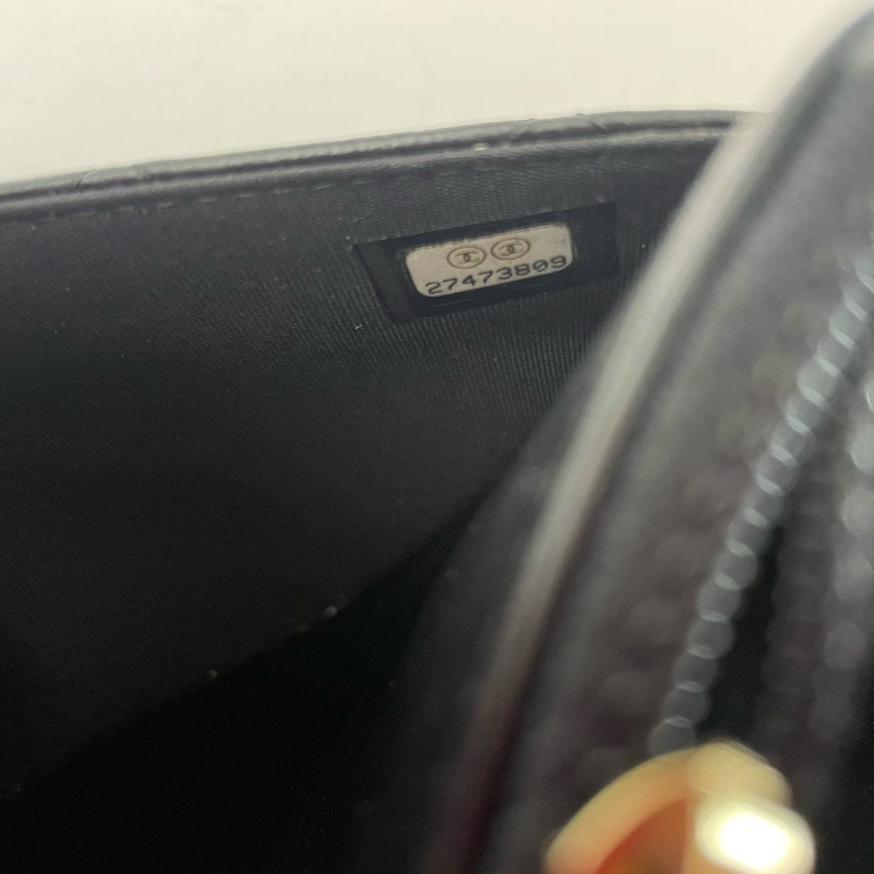 Chanel Wallet on Chain Black with Camélia Charms 2019
