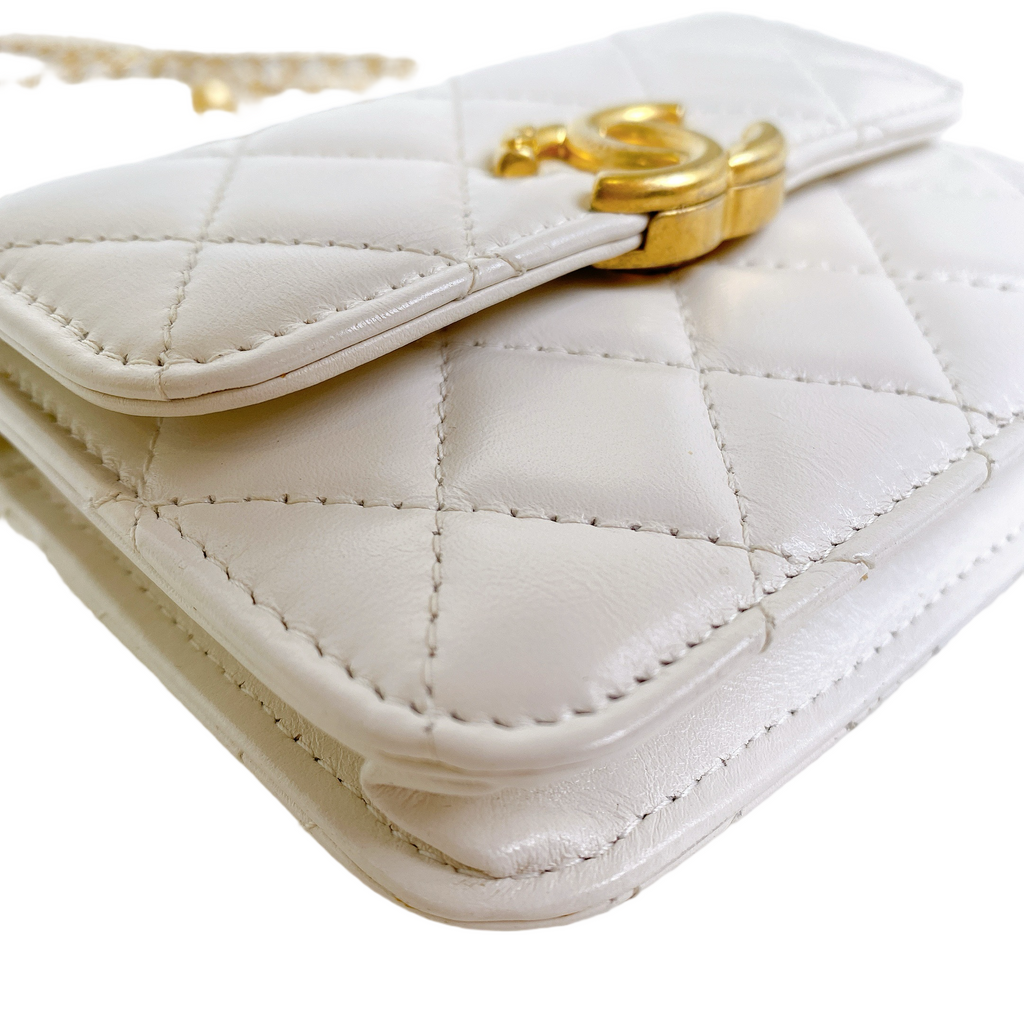 CHANEL WHITE MINI