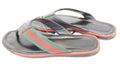 Gucci Stripe Detail Men's Black Flip Flops