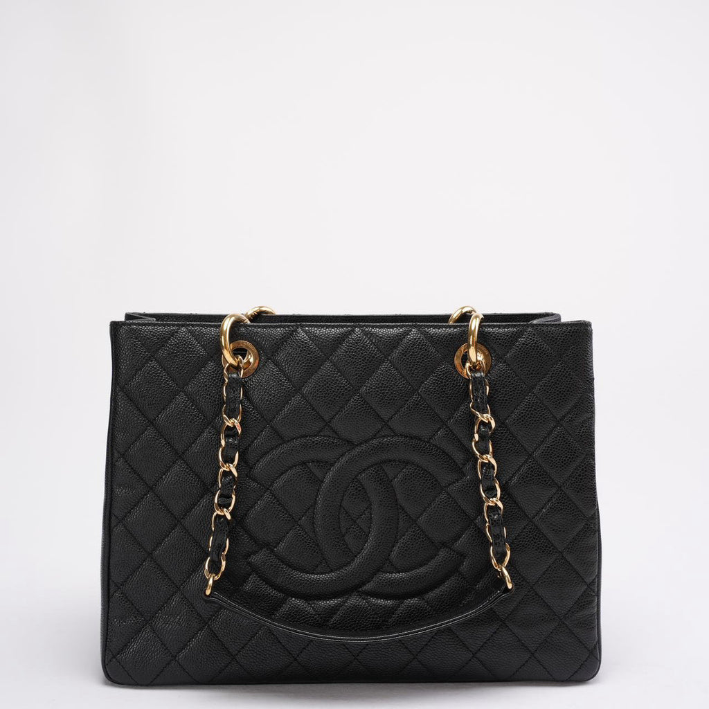 Chanel Shopping Tote GST Caviar Black  2013