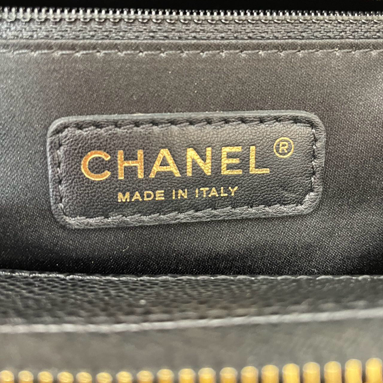 Chanel Shopping Tote GST Caviar Black  2013