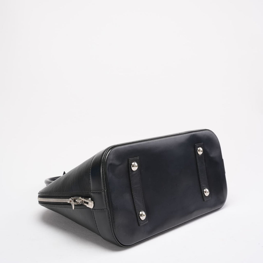 Louis Vuitton Black Epi Leather Alma MM Bag 2014