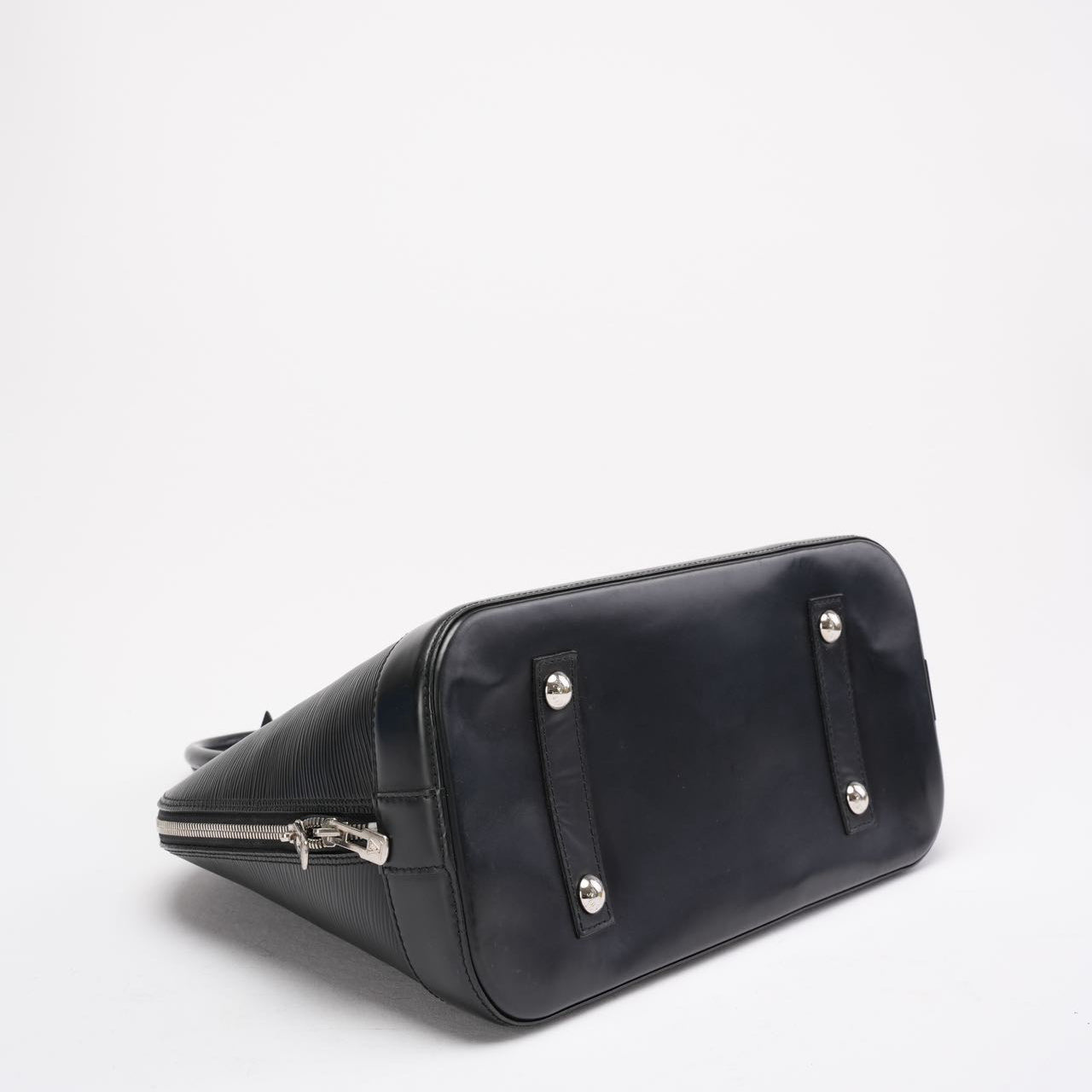 Louis Vuitton Black Epi Leather Alma MM Bag 2014