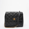 Chanel Vintage Classic Kelly Single Flap Bag – Black Caviar