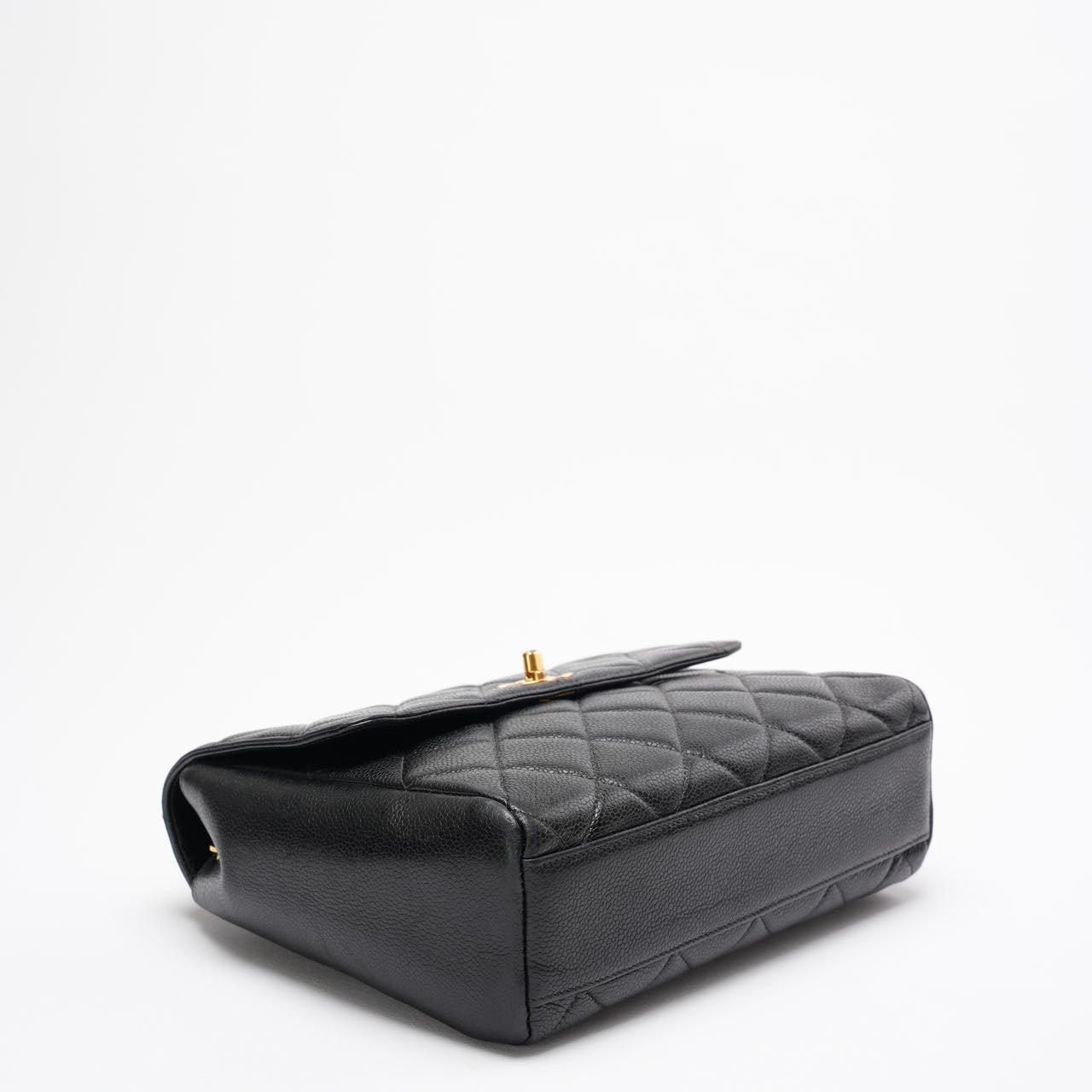 Chanel Vintage Classic Kelly Single Flap Bag – Black Caviar