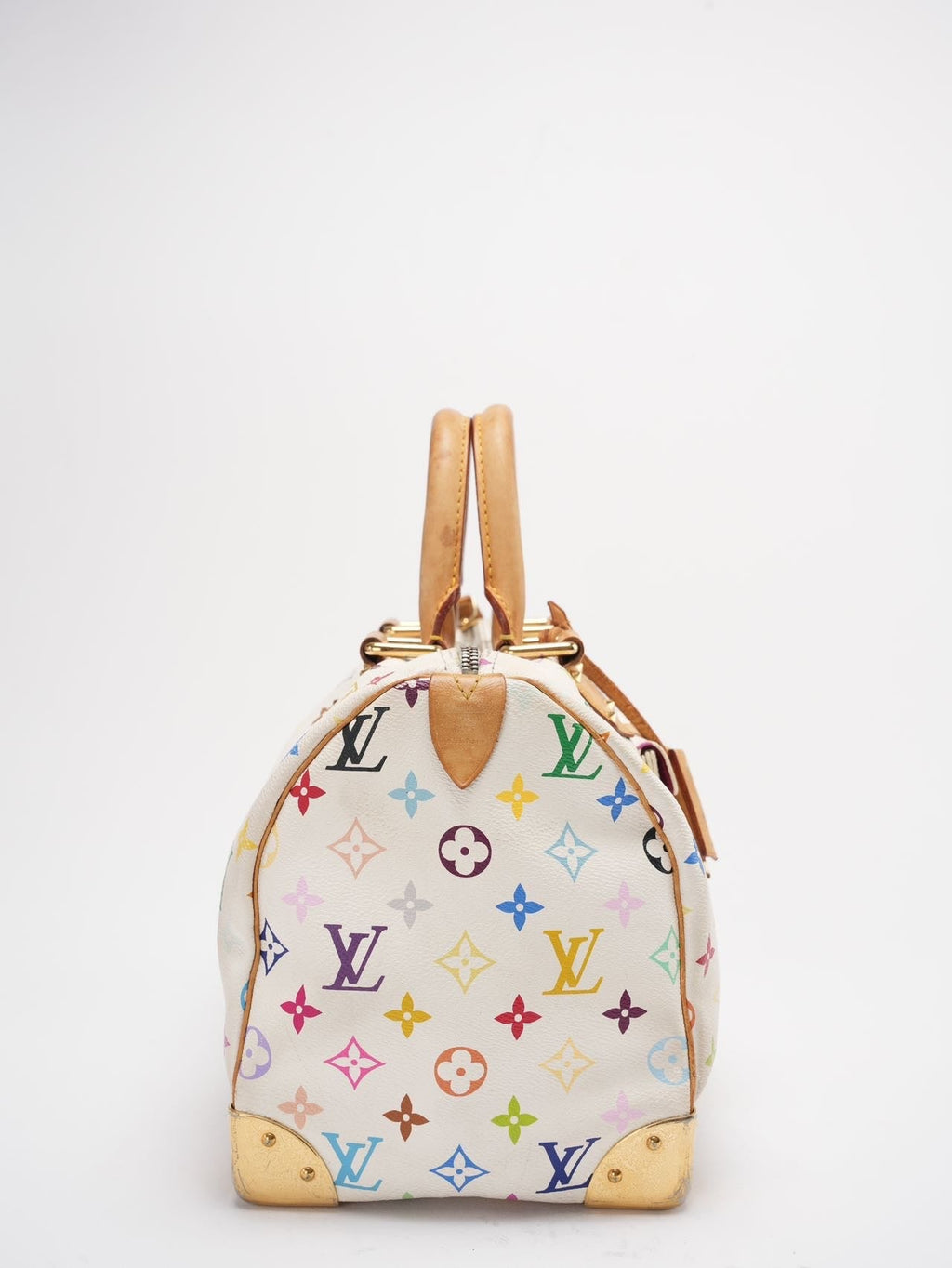 Louis Vuitton Takashi Murakami Speedy 30 Handbag Multicolor