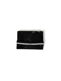 Vintage CHANEL Nylon Black White Small  Case