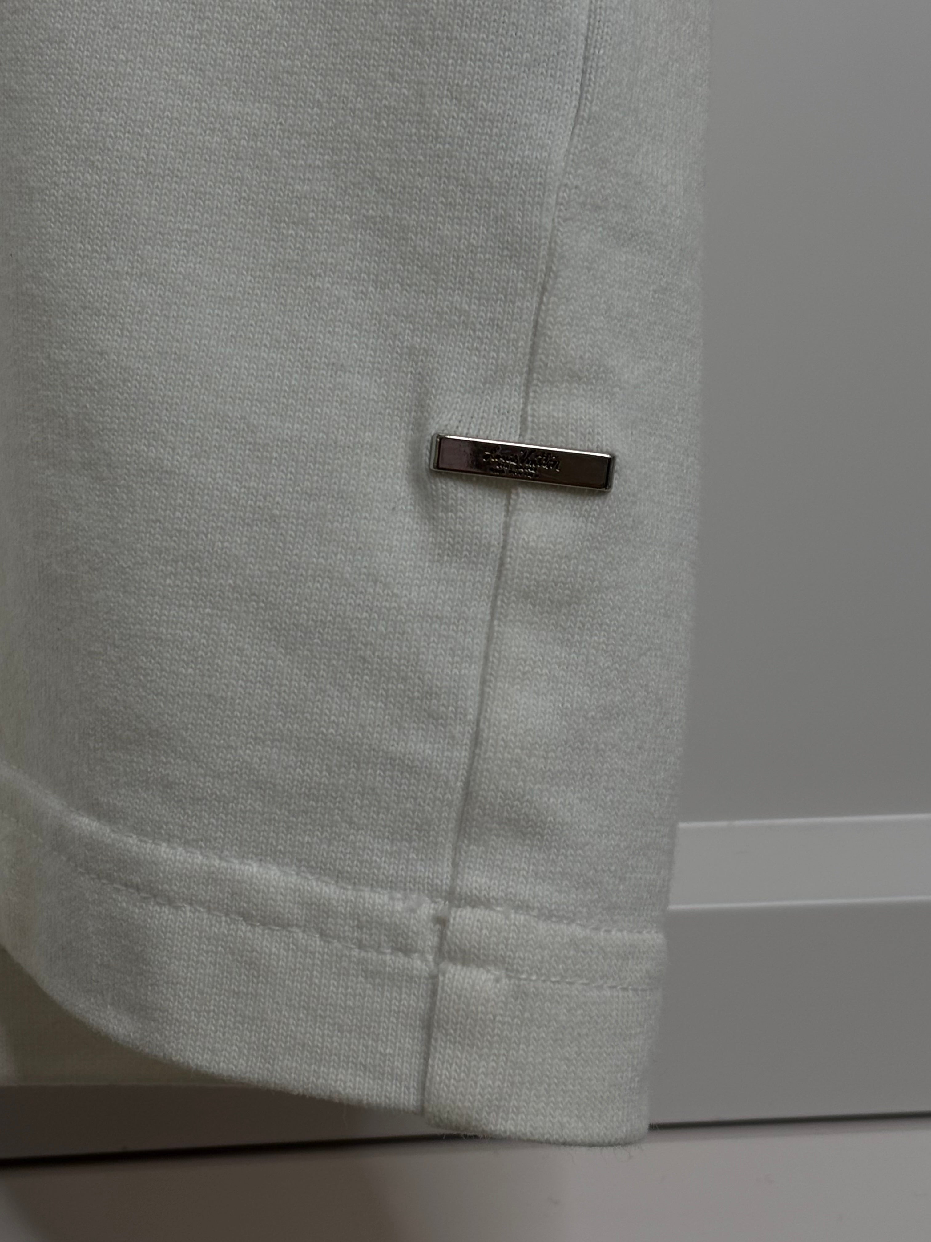 Louis Vuitton White Embossing Tshirt Men's Size L