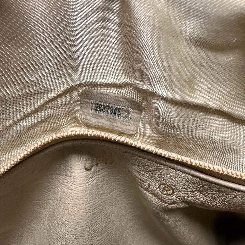 Chanel Vintage Caramel Caviar Diagonal Crossbody Bag
