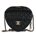 Chanel Large Heart Bag - Black