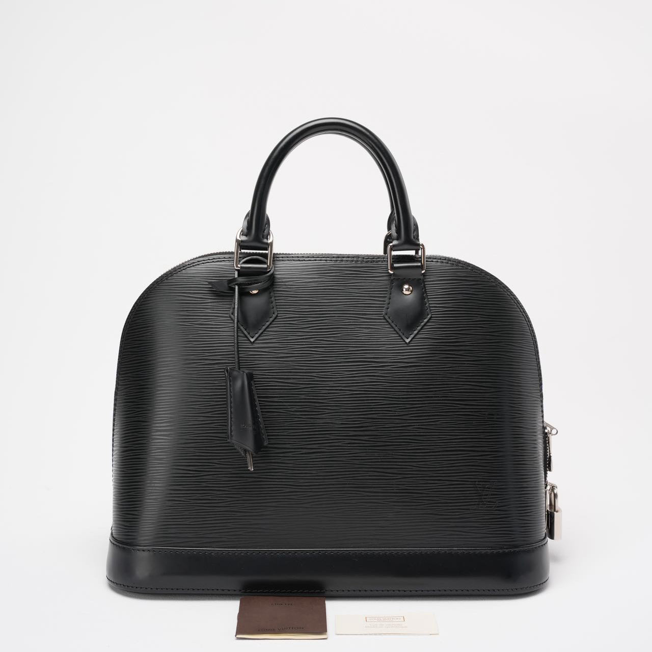 Louis Vuitton Black Epi Alma PM Bag 2014