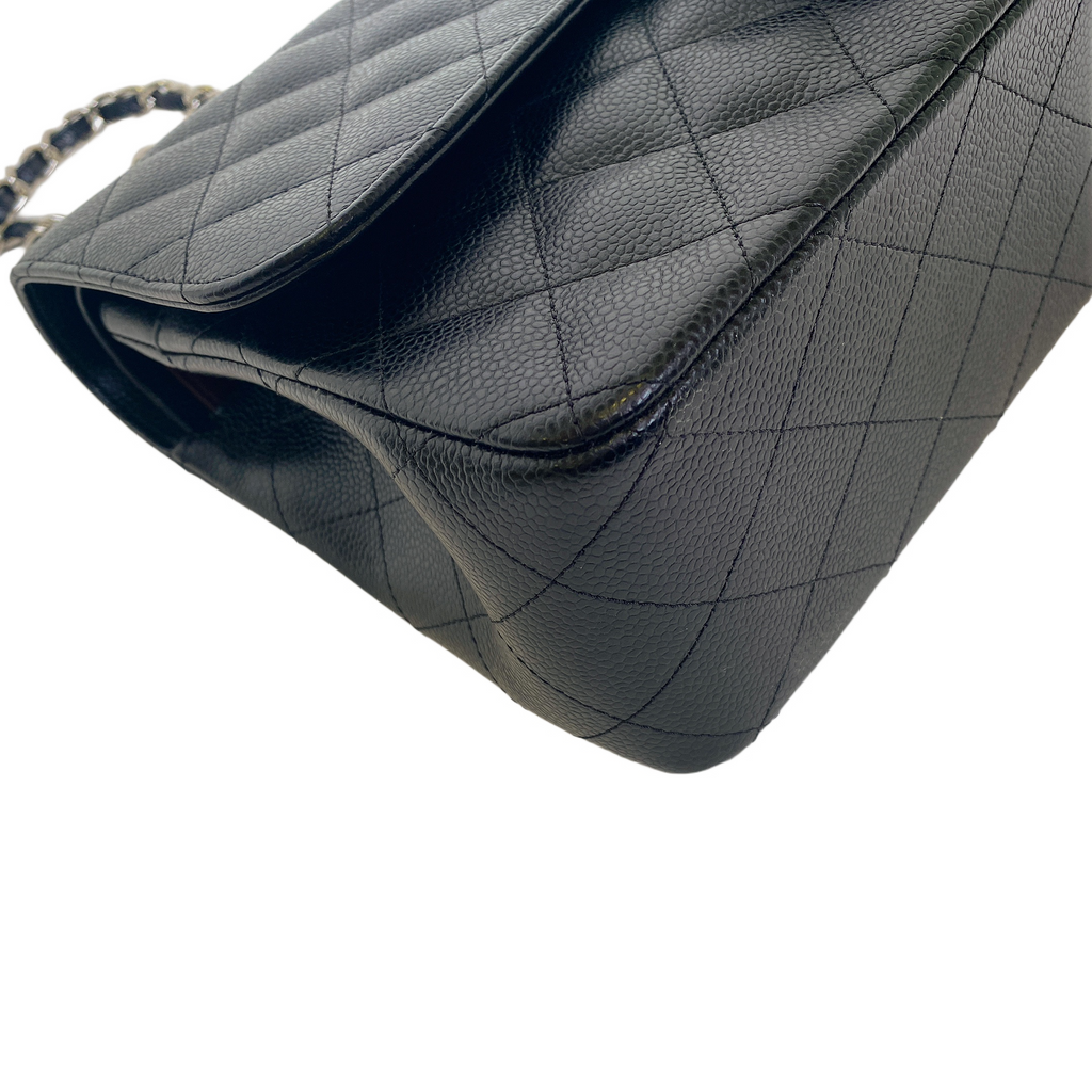 CHANEL CLASSIC JUMBO CAVIAR SHW