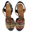 GUCCI Studded Suede Pumps Sandal in Grey Size 9