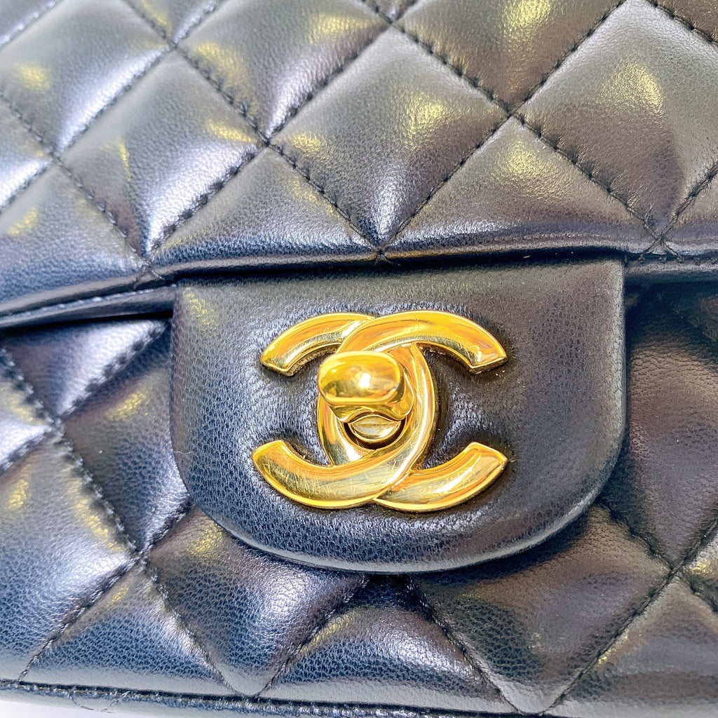 CHANEL MINI SQUARE LAMBSKIN
