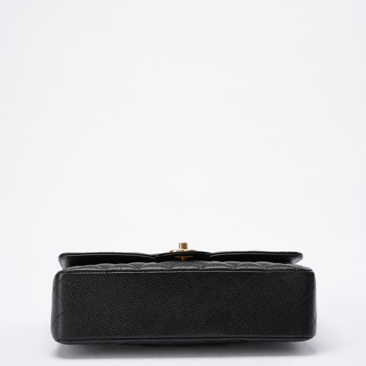 Chanel Black Classic Double Flap Bag Caviar