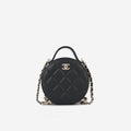 Chanel Round Clutch on Chain with Handle
