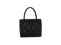 Vintage CHANEL Black Caviar 2010 Quilted Medallion Timeless Tote
