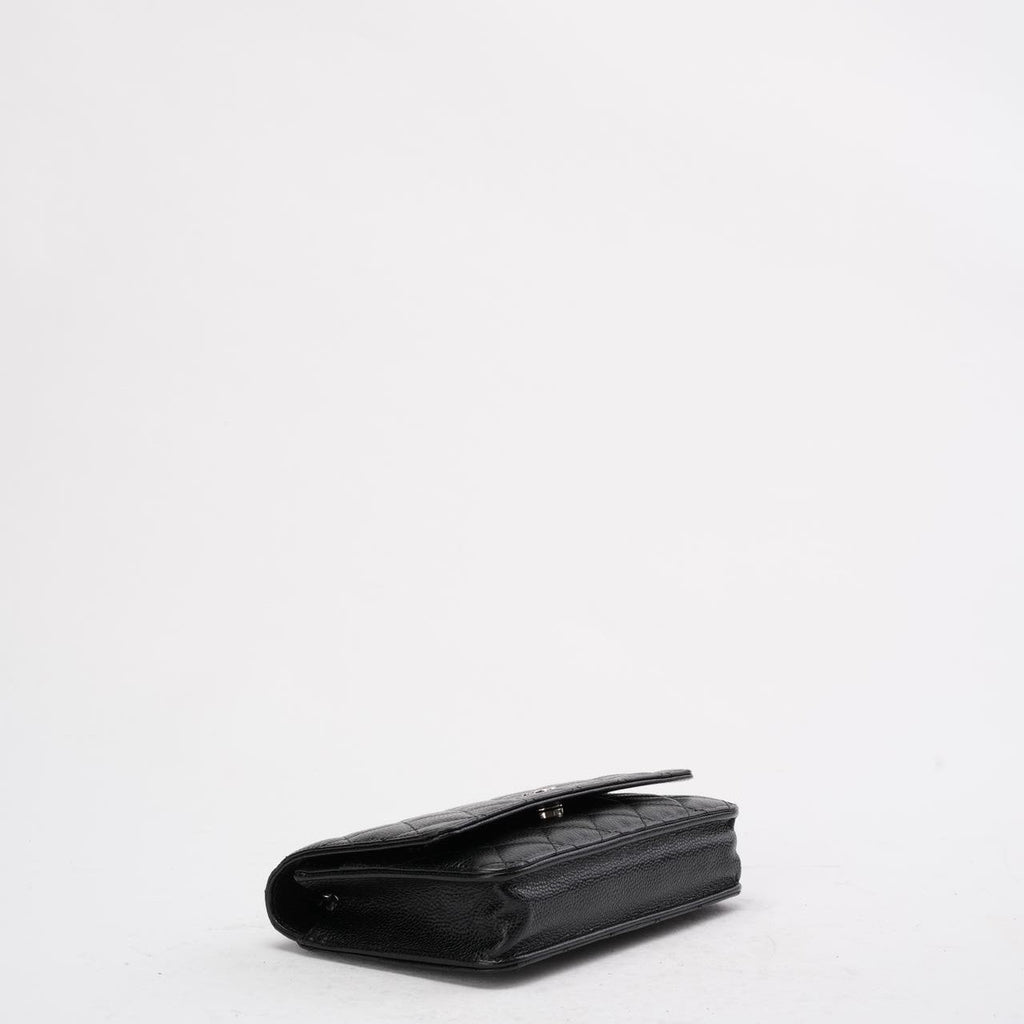 Chanel Timeless Wallet on Chain (WOC) Black Caviar 2020