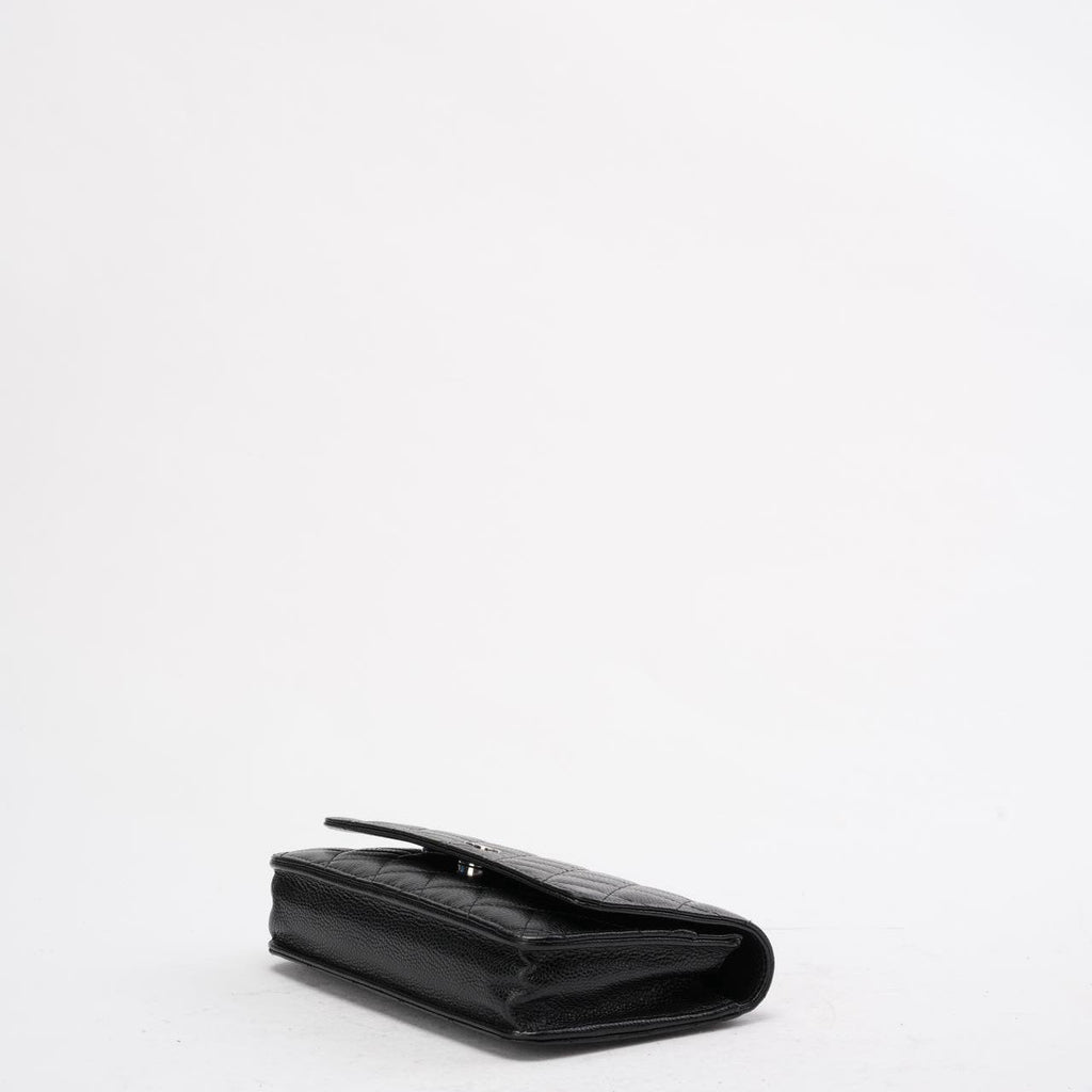 Chanel Timeless Wallet on Chain (WOC) Black Caviar 2020