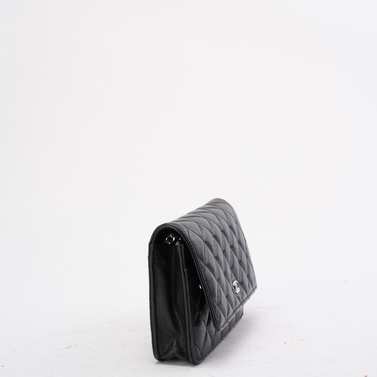 Chanel Black Classic Wallet on Chain (WOC) Caviar 2020
