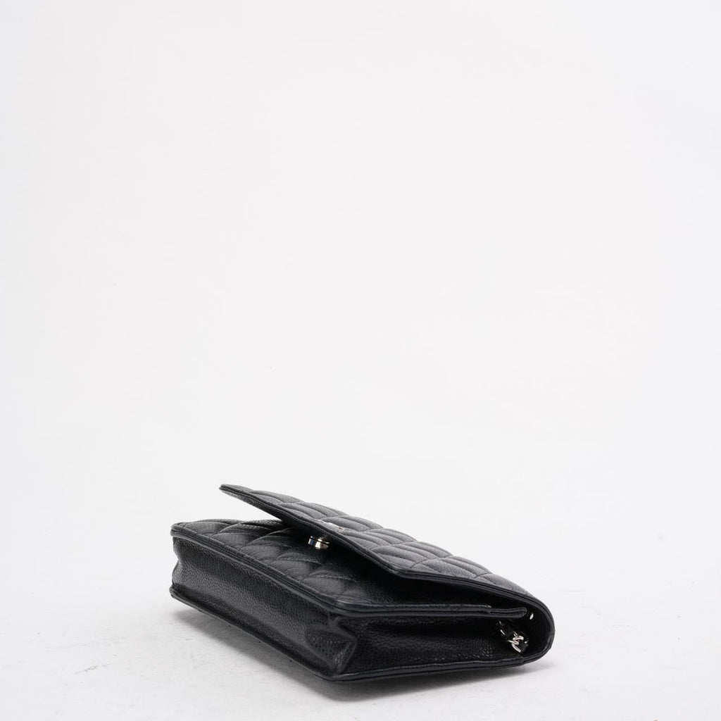 Chanel Black Classic Wallet on Chain (WOC) Caviar 2020