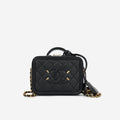 Chanel Filigree CC Vanity Case - Black
