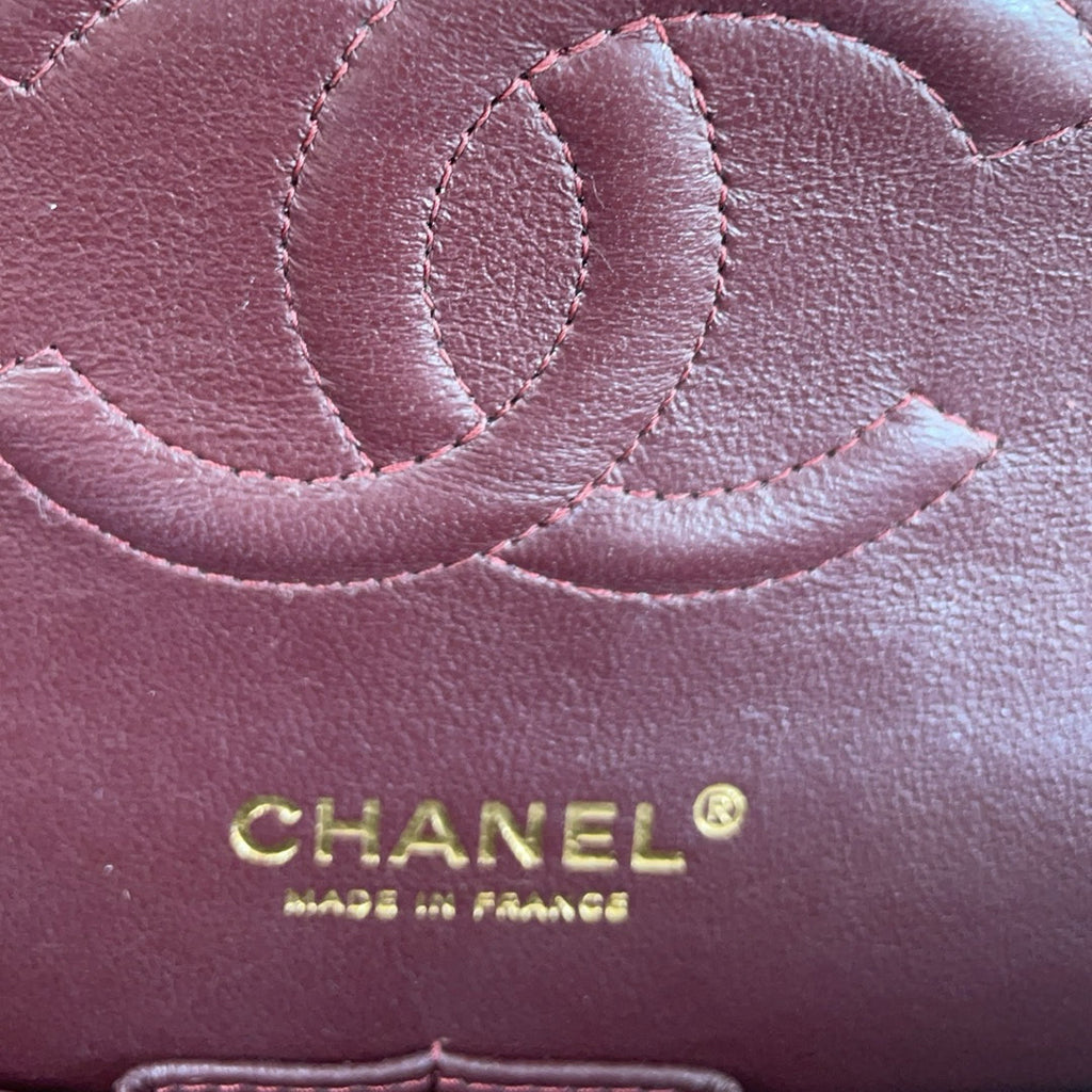 Chanel Black Classic Medium Double Flap Bag Lambskin 2014 Teil 1 (Copy) (Copy)