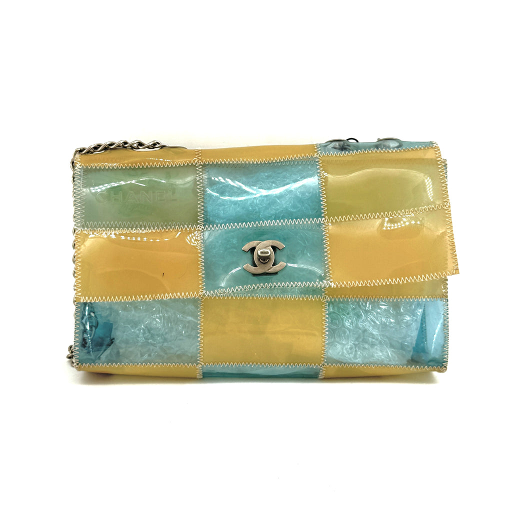 Chanel PVC Turnlock Flap Bag Year 1999