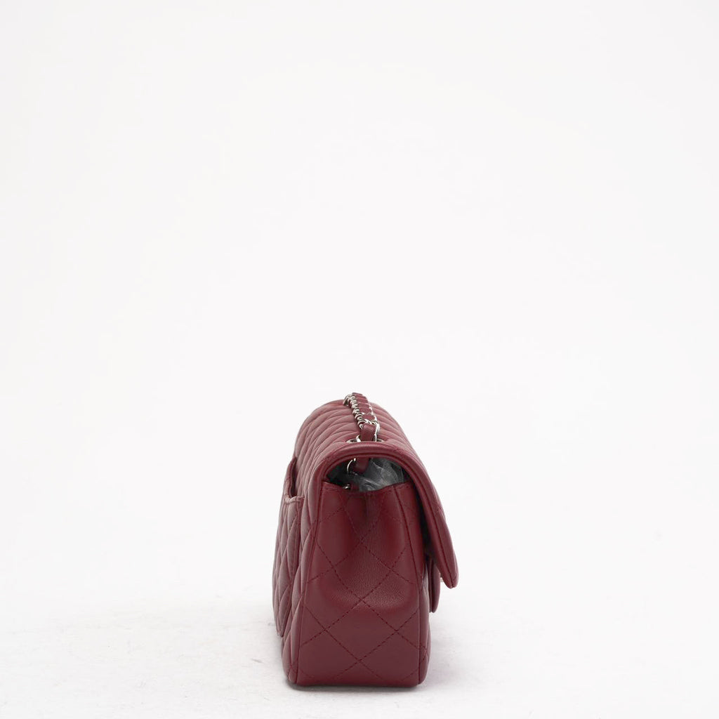 Chanel Burgundy Red Mini Tangle Classic Flap Bag 2020