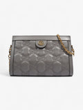 Gucci Ophidia GG GG Supreme / Grey Matelasse Leather Small