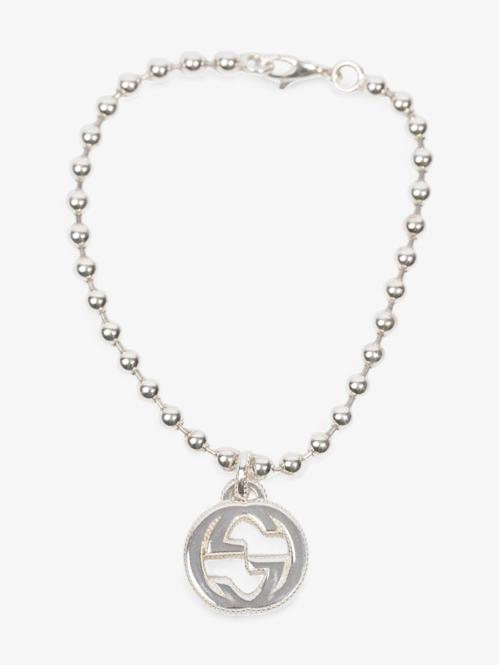 Gucci Interlocking G Bracelet Silver Silver Sterling 18
