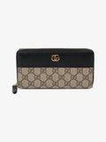 Gucci GG Marmont Wallet GG Supreme / Black Coated Canvas