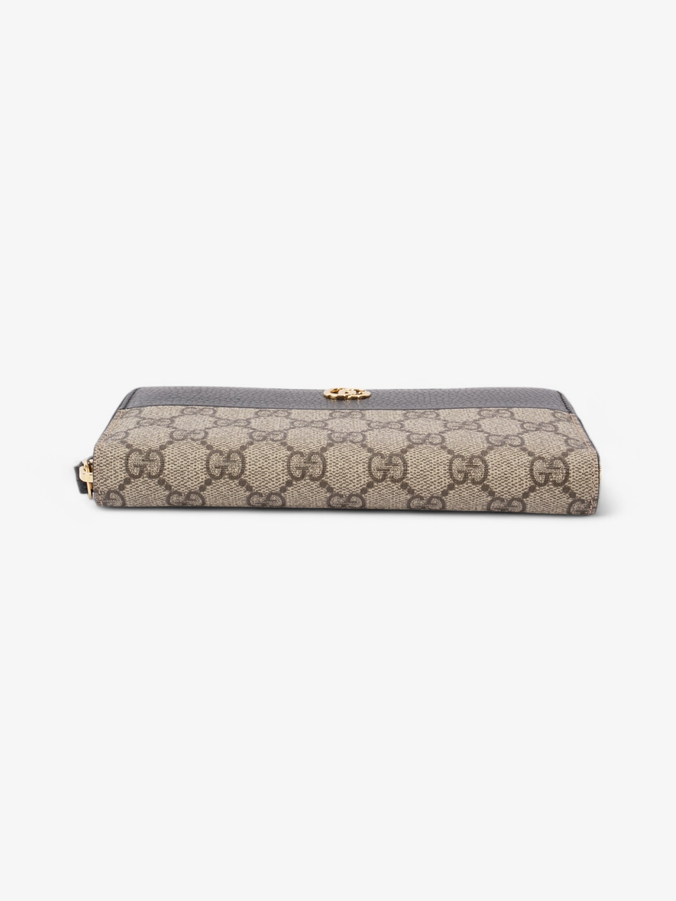 Gucci GG Marmont Wallet GG Supreme / Black Coated Canvas