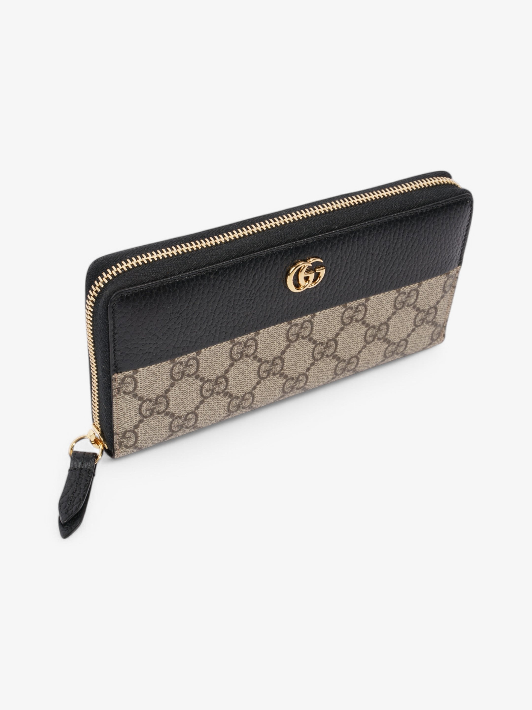 Gucci GG Marmont Wallet GG Supreme / Black Coated Canvas