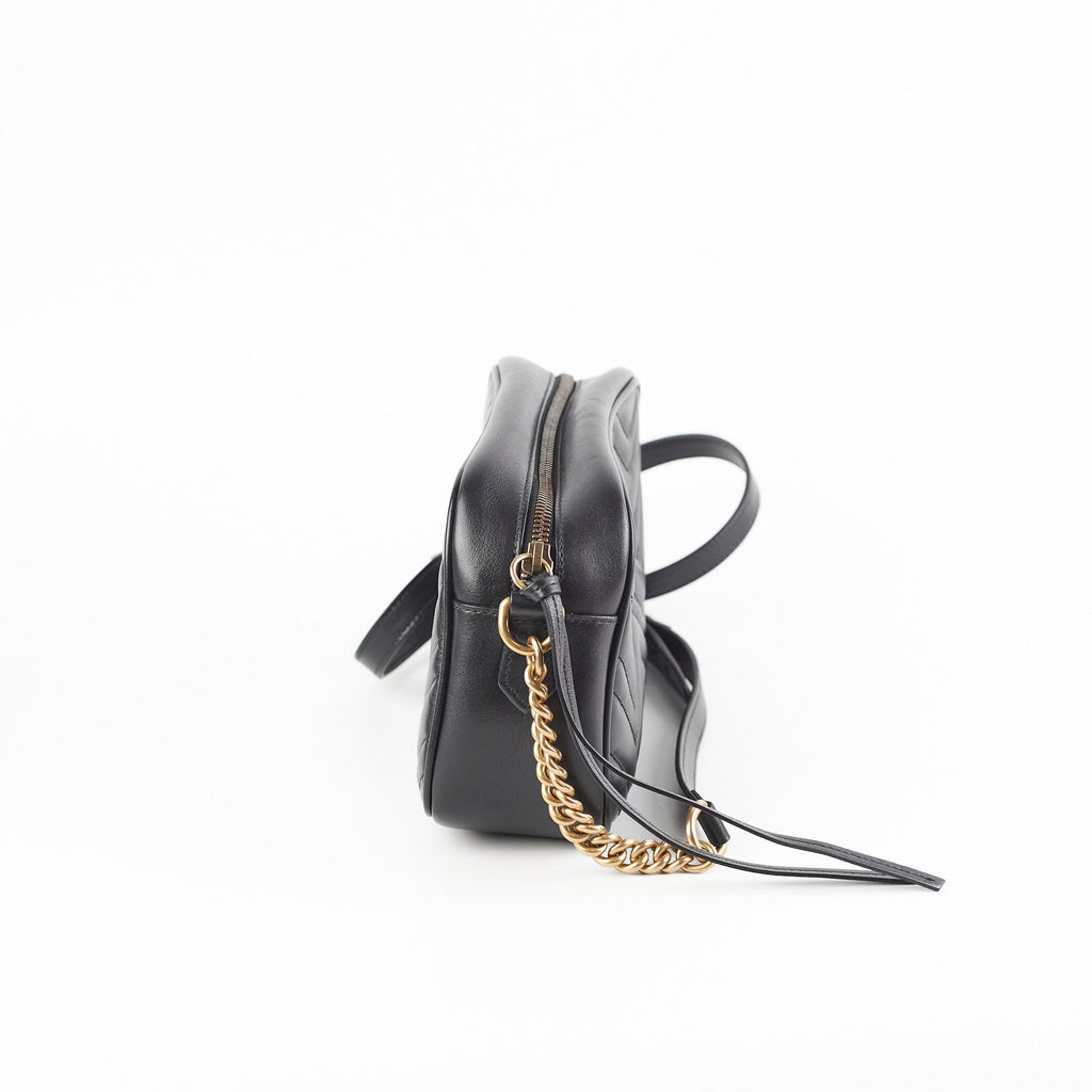 Gucci Marmont Small Camera Black Crossbody