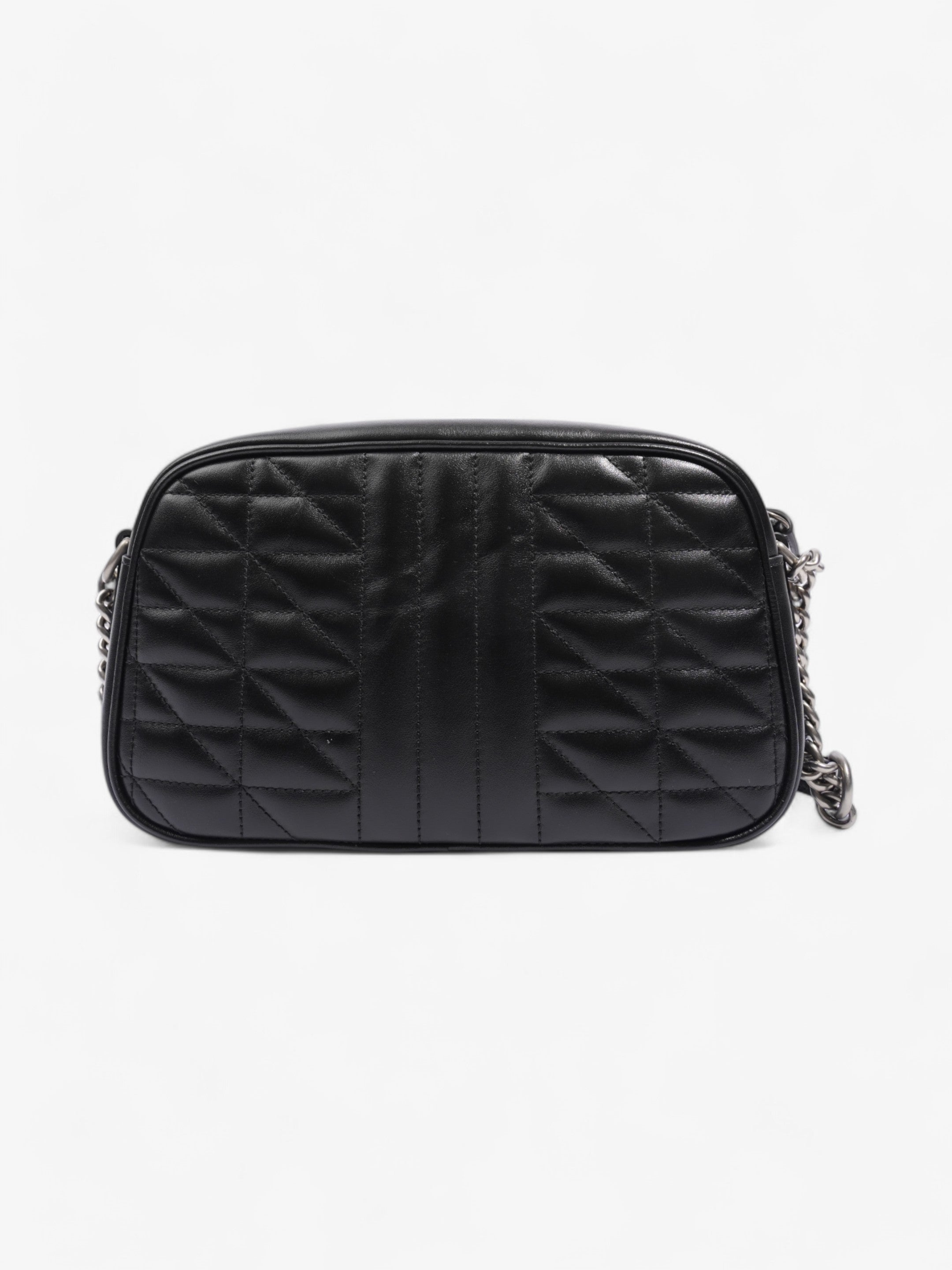 Gucci GG Marmont Black Calfskin Leather Small