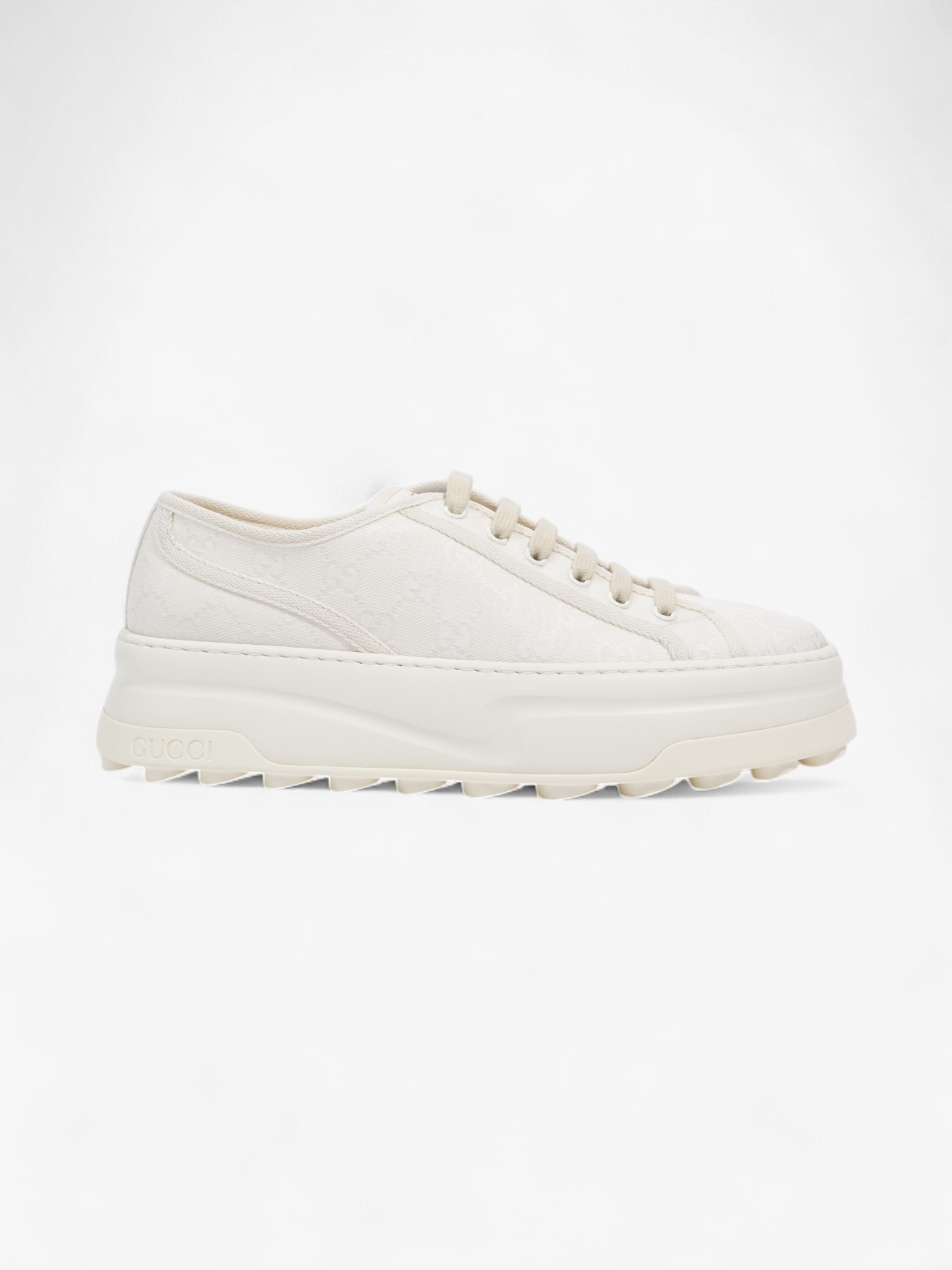 Gucci Tennis 1977 Great White Canvas EU 41.5 UK 8.5