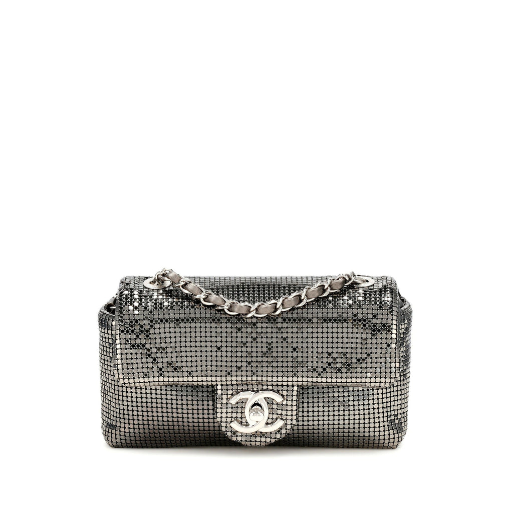 Chanel Metallic Mesh Mini Flap Bag